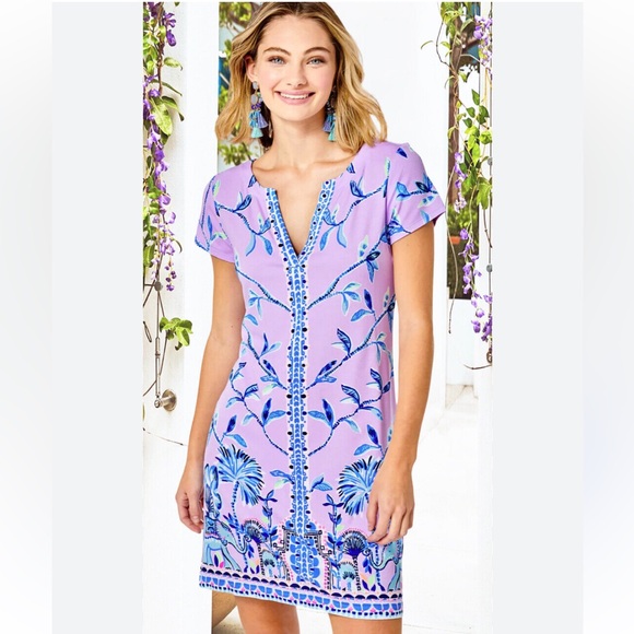 Lilly Pulitzer Dresses & Skirts - Lilly Pulitzer | Sophiletta Dress UPF 50+ Purple Iris Slathouse Jungle Size XS